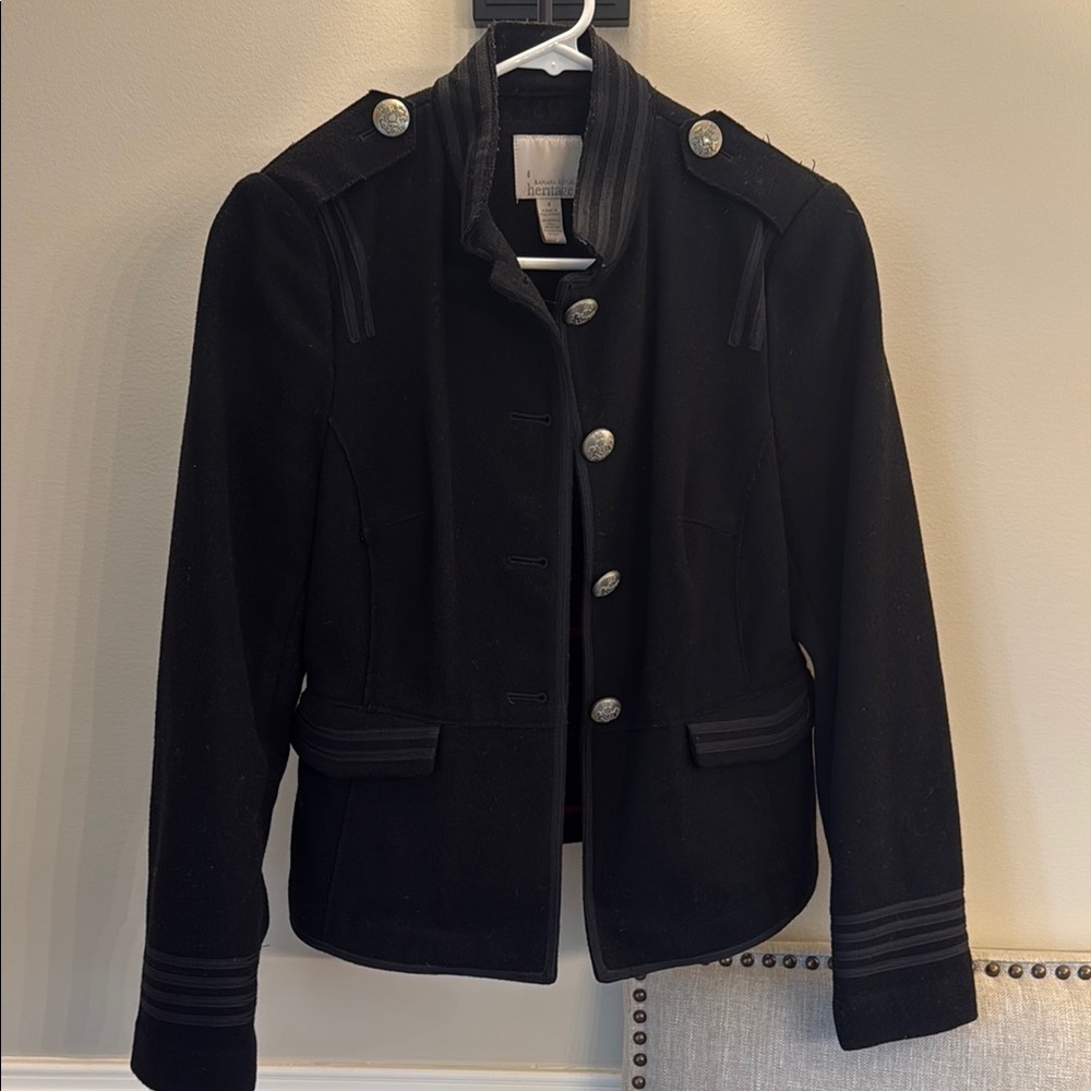 Banana Republic Women's Black Military Style Jacket